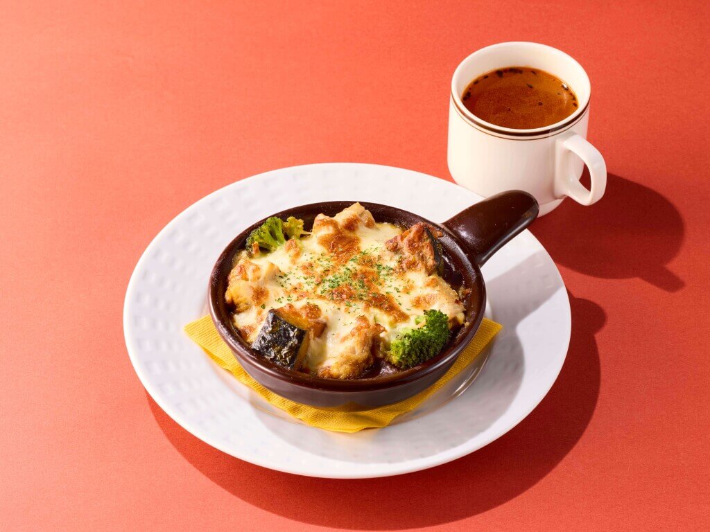 ココスの『ごろごろチキンのチーズカレードリアランチ』
