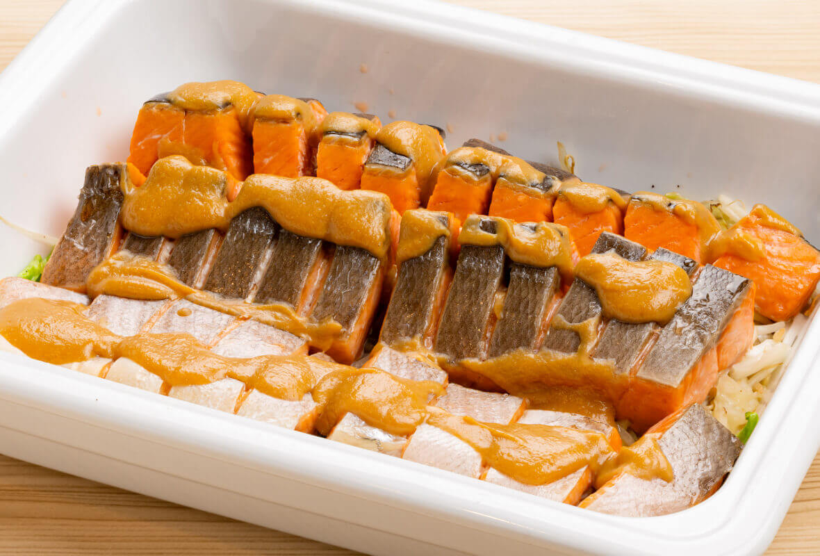 ホテルアベスト札幌の『ディナーバイキング』-鮭のちゃんちゃん焼き