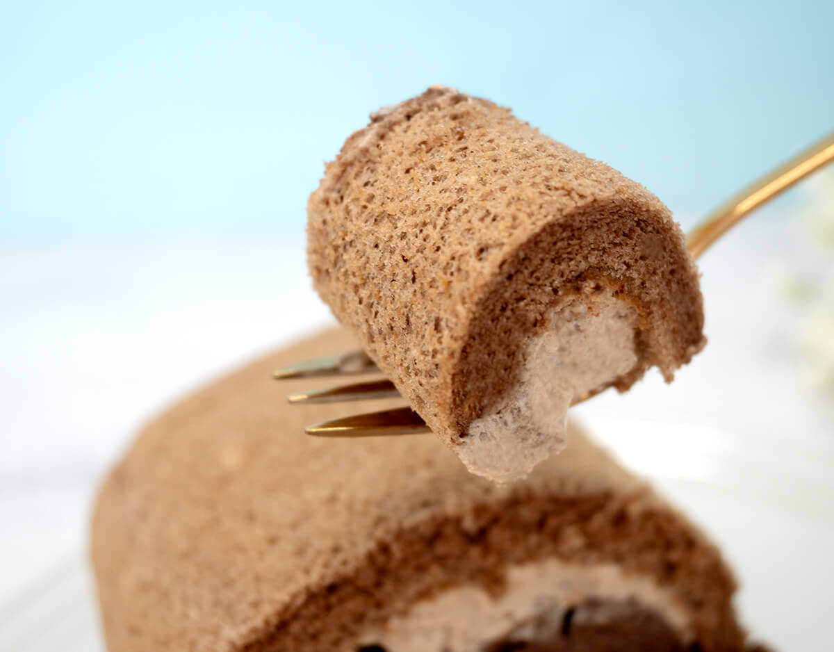 プティ・シェーヴル北海道の『米粉のやぎミルクロール-ショコラ-』