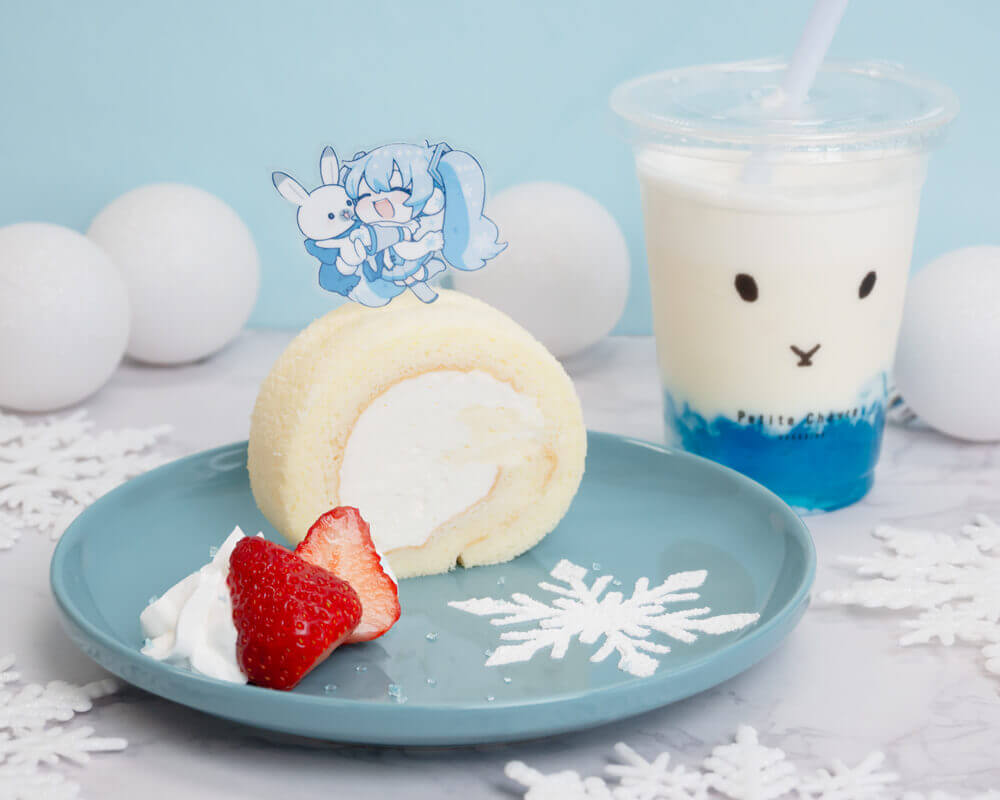 プティ・シェーヴル北海道の『雪ミクデザートプレート』