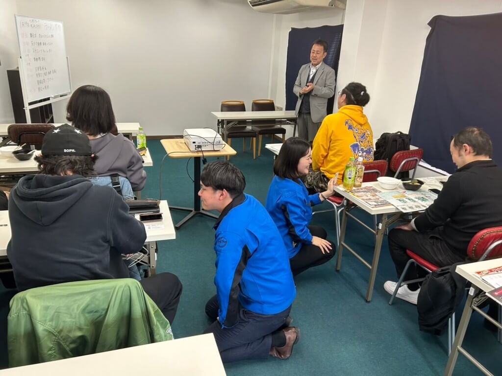 ラーメン学校-質疑応答の時間も設けています