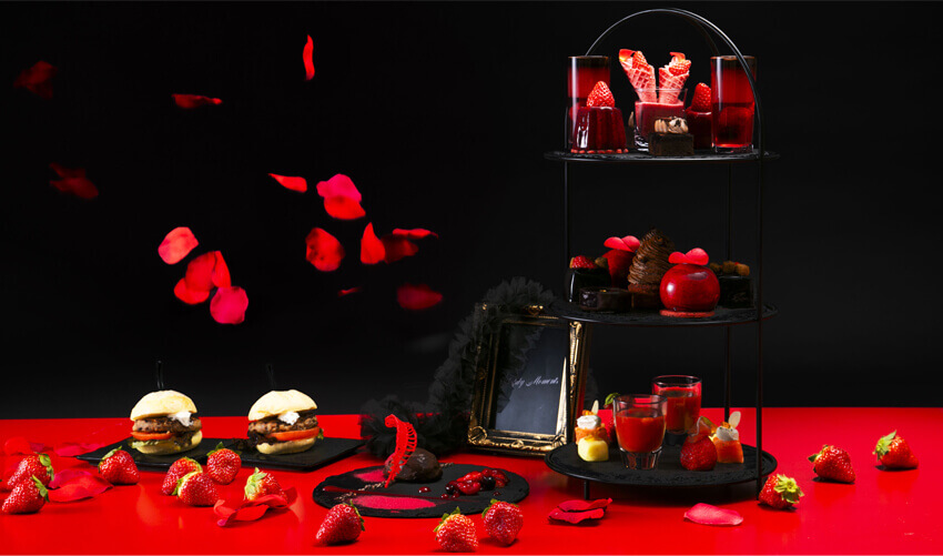 札幌プリンスホテルの『苺の天空のアフタヌーンティー2026』-朱苺(あけいちご) ‐RUBY MOMENTS‐