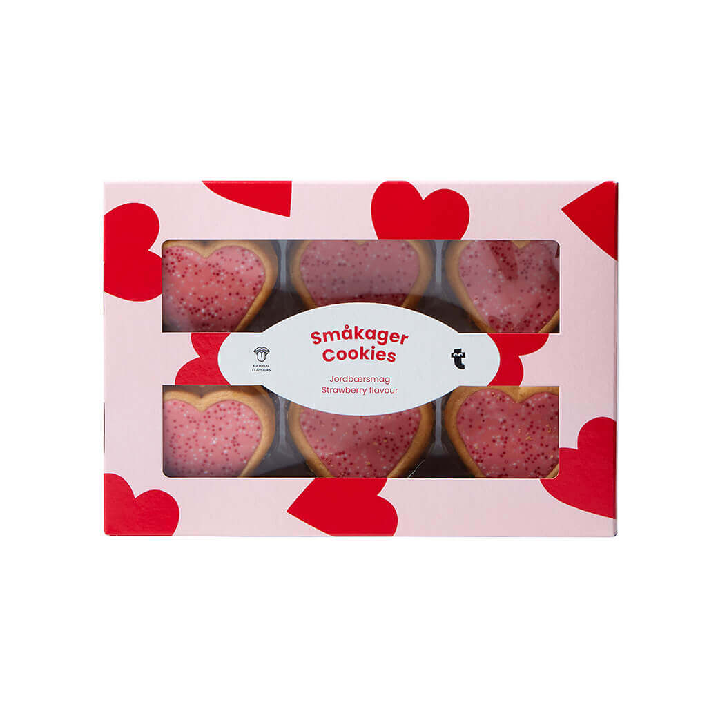 Flying Tiger Copenhagen(フライングタイガー)のバレンタイン2026『ハートクッキー（ストロベリー）』