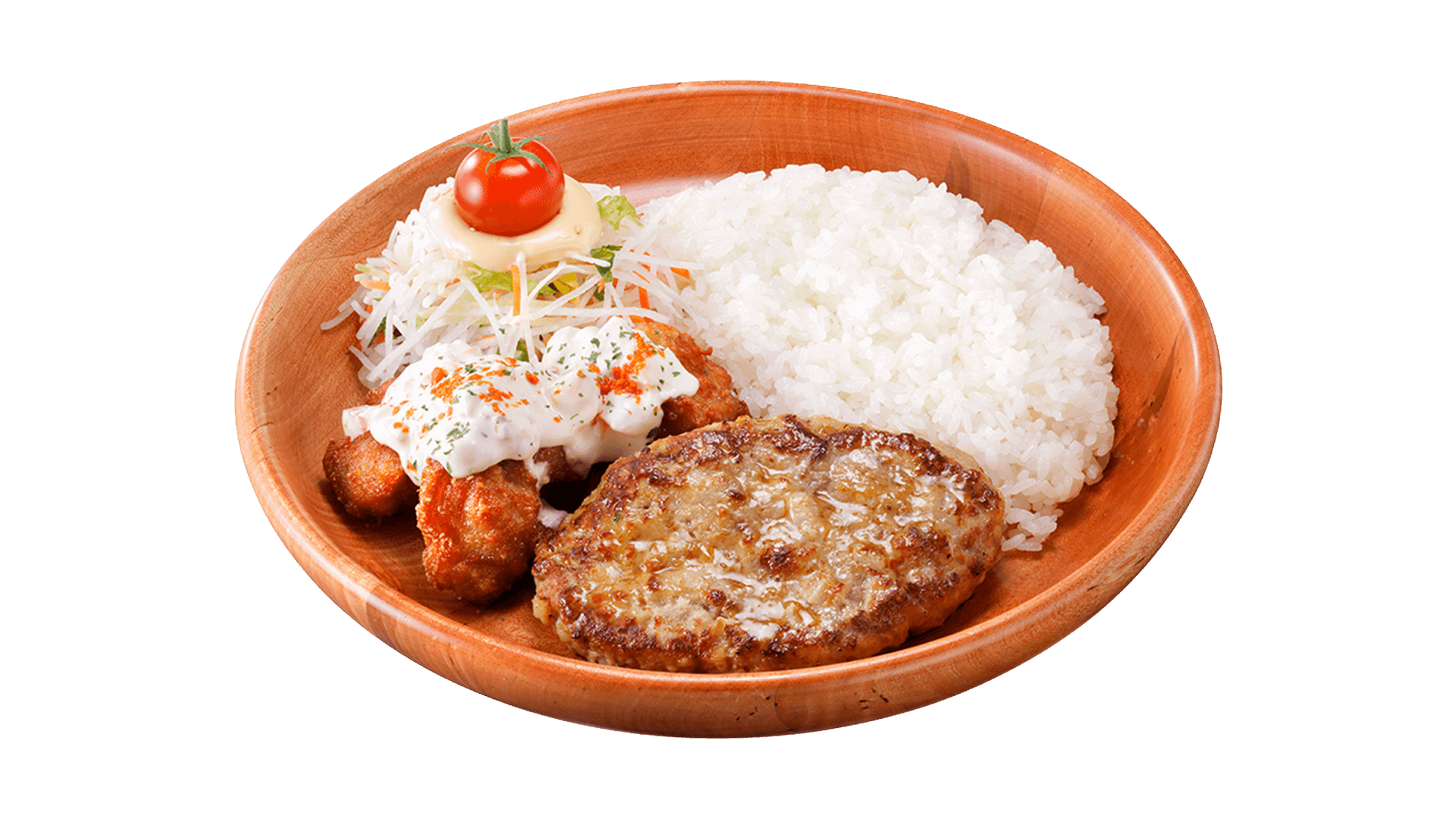 びっくりドンキーの『タルタルザンギ&ハンバーグディッシュ』