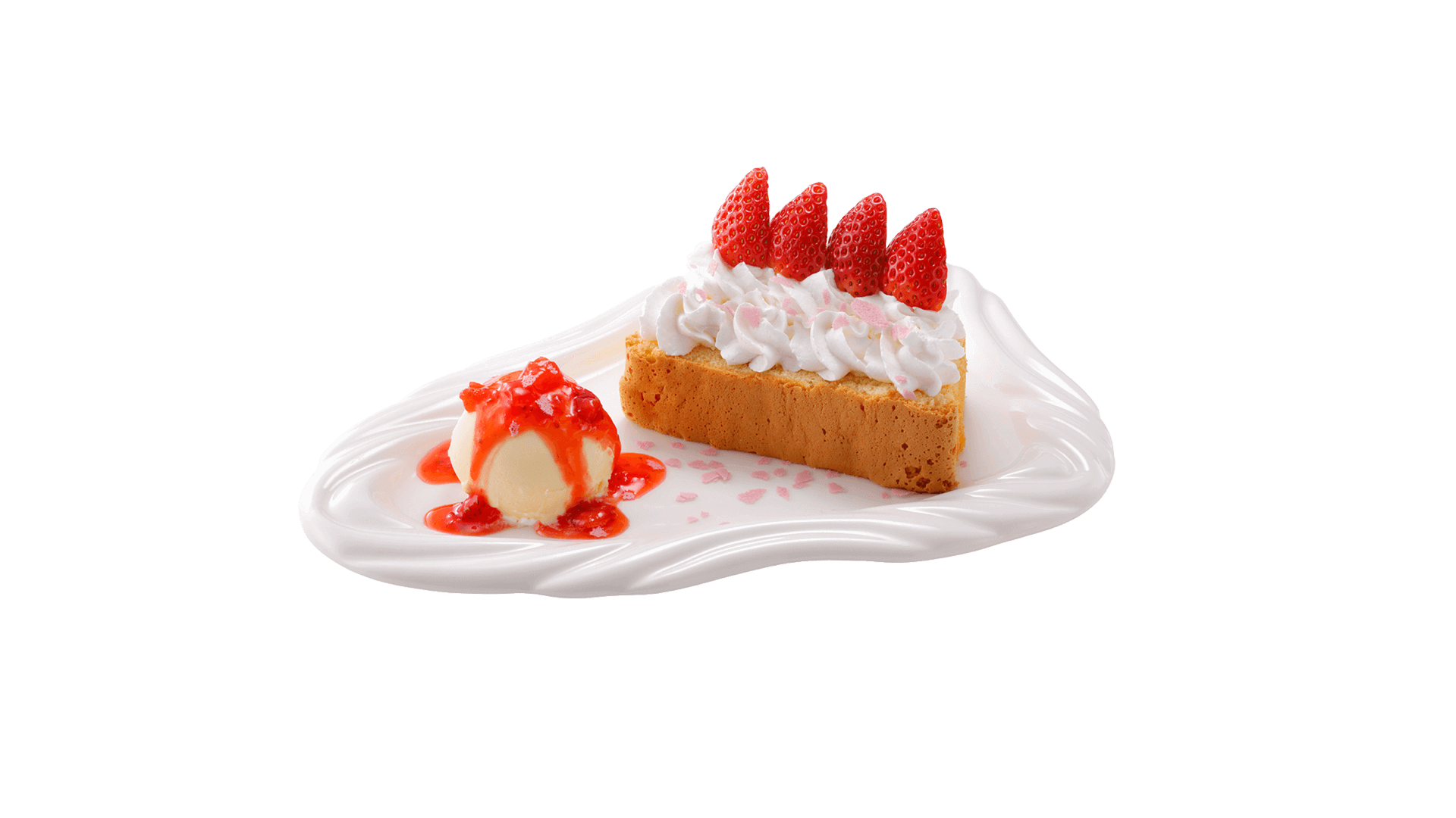 びっくりドンキーの『完熟いちごシフォン』