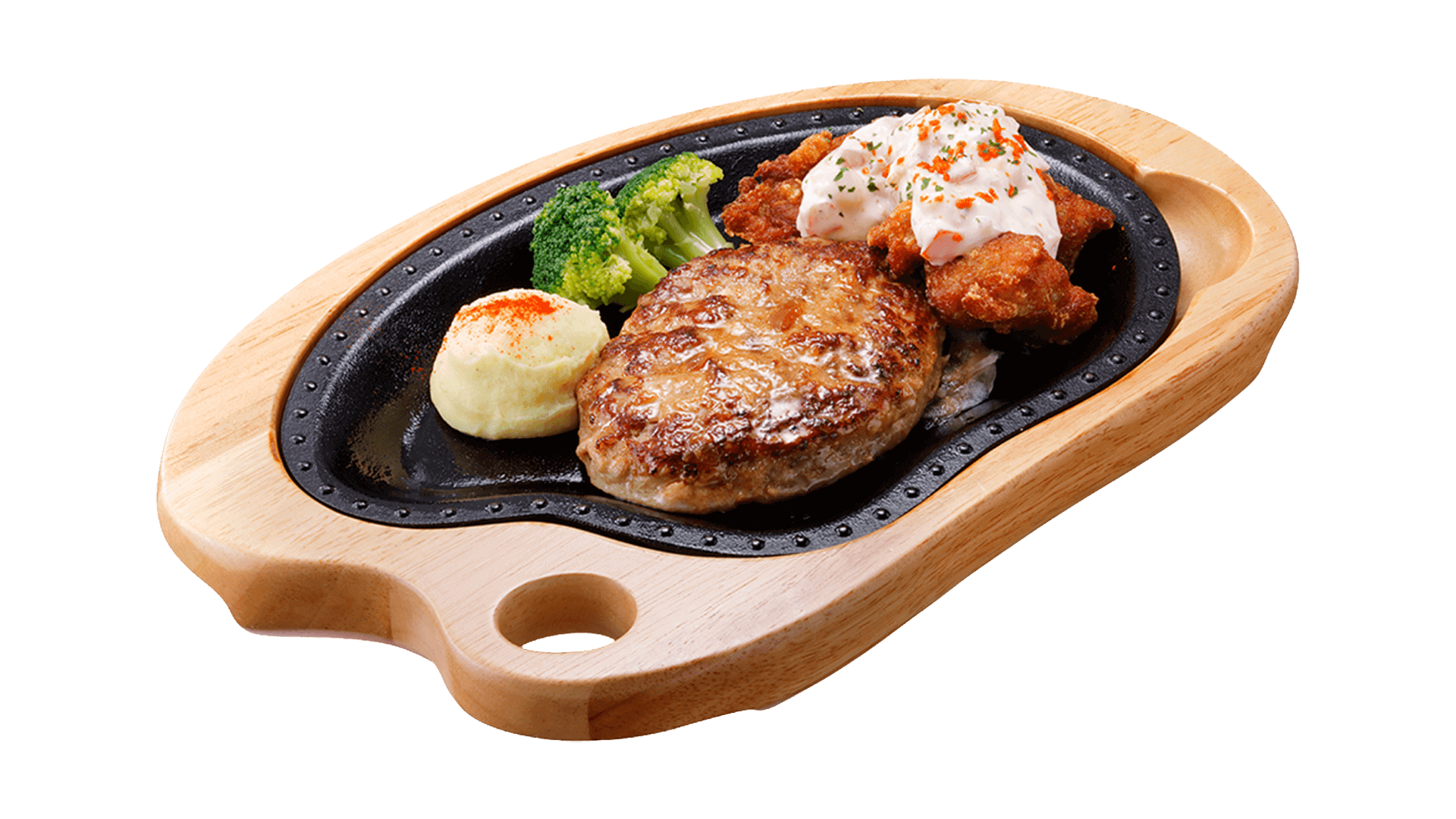 びっくりドンキーの『タルタルザンギ&ハンバーグステーキ』