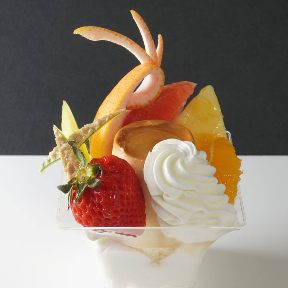 銀座千疋屋『プリンアラモード』