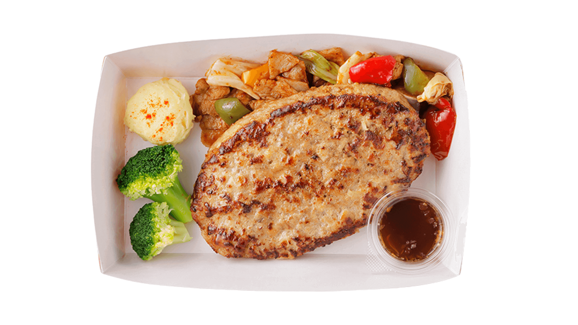 びっくりドンキーの『回鍋肉&ハンバーグ(テイクアウト)』