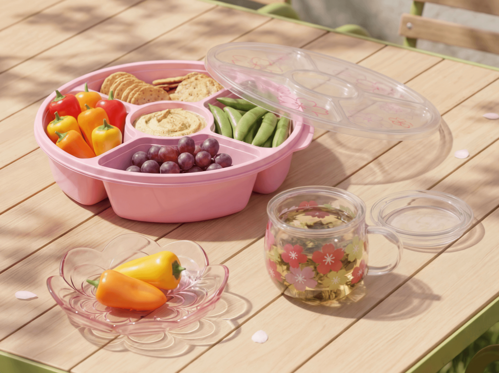 Flying Tiger Copenhagen(フライングタイガー)の『さくらシリーズ2026』-フードコンテナ