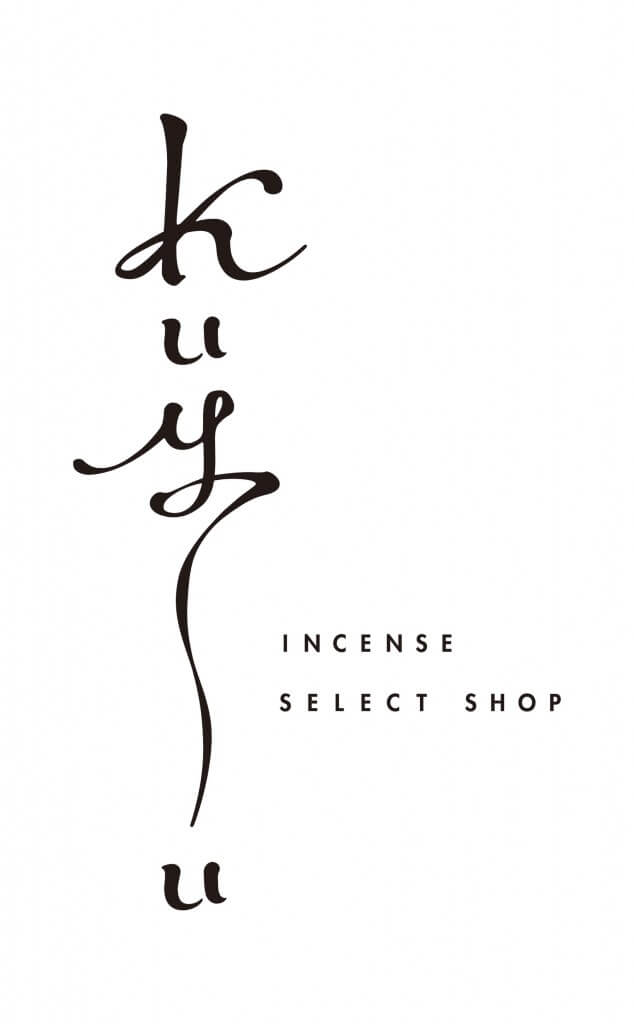 お香のセレクトショップ〈kuyu(クユ)〉のロゴ