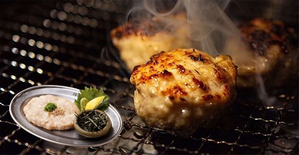 とりやき酒場 鶏ん家の『特製つくね』