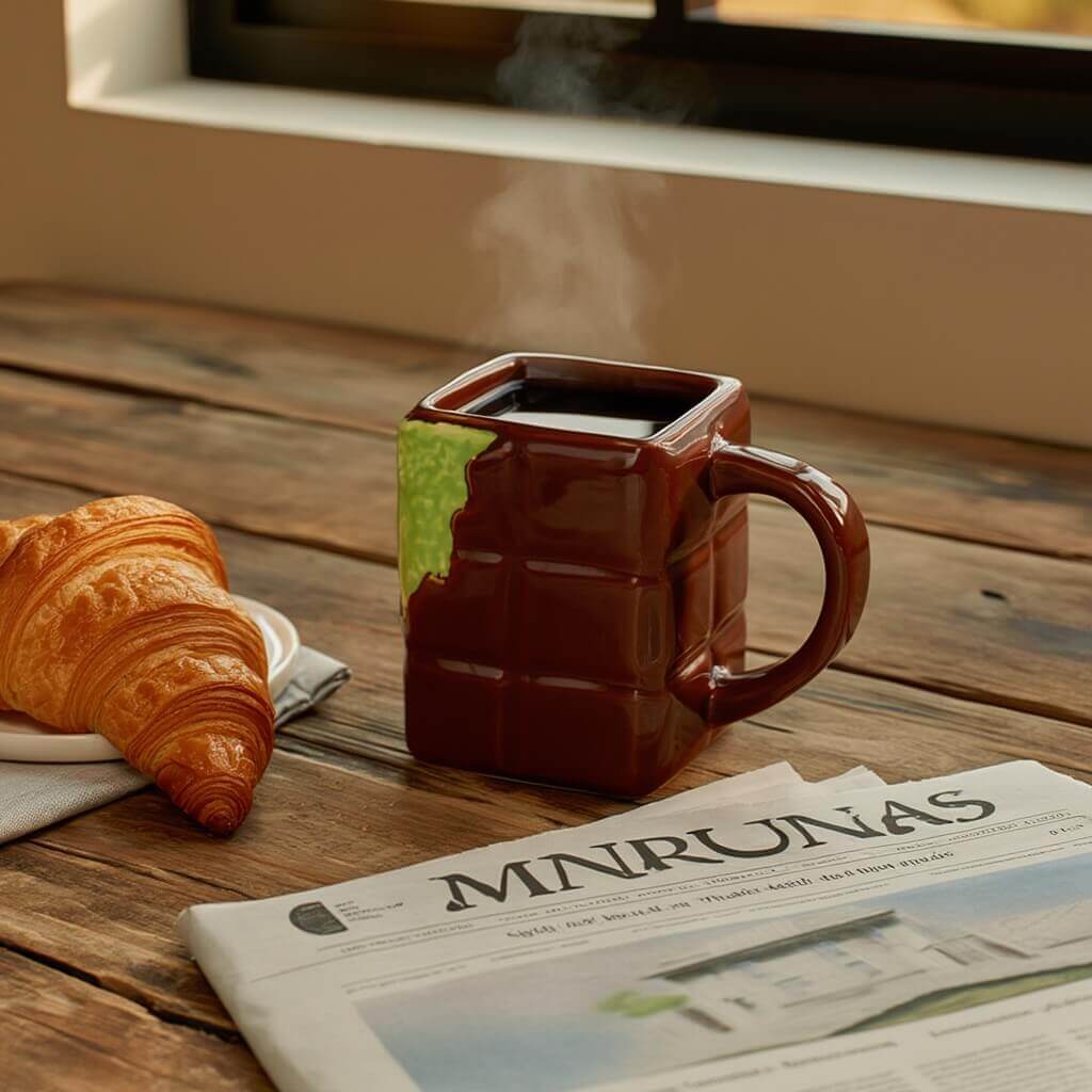 Flying Tiger Copenhagen(フライングタイガー)の『ナニコレ商品＞』-マグ（ドバイチョコレート）