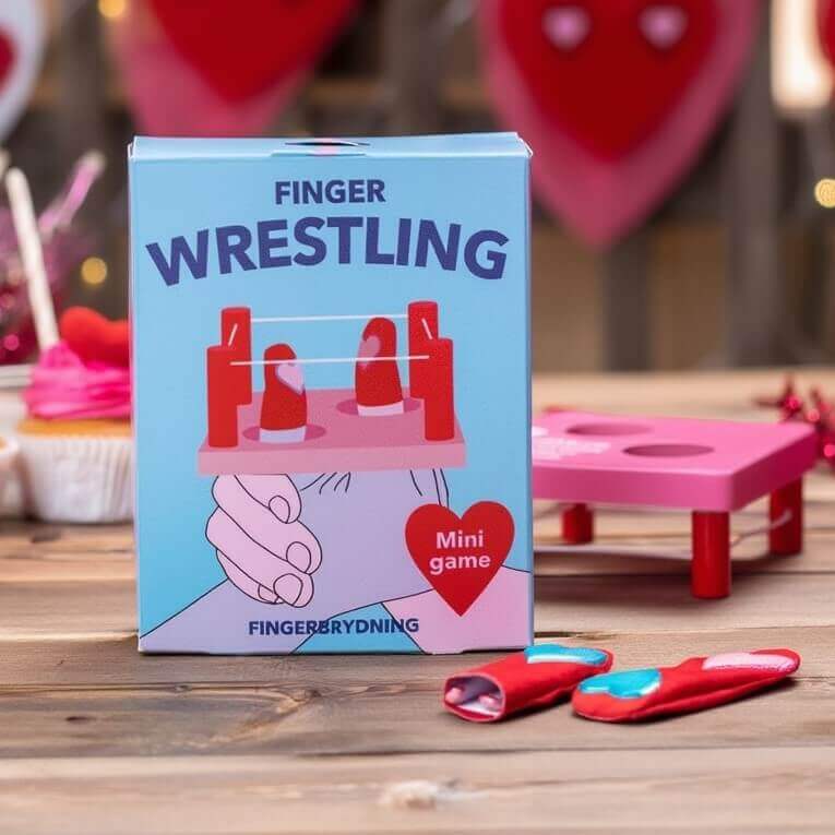 Flying Tiger Copenhagen(フライングタイガー)の『ナニコレ商品＞』-フィンガーレスリング(LOVE)