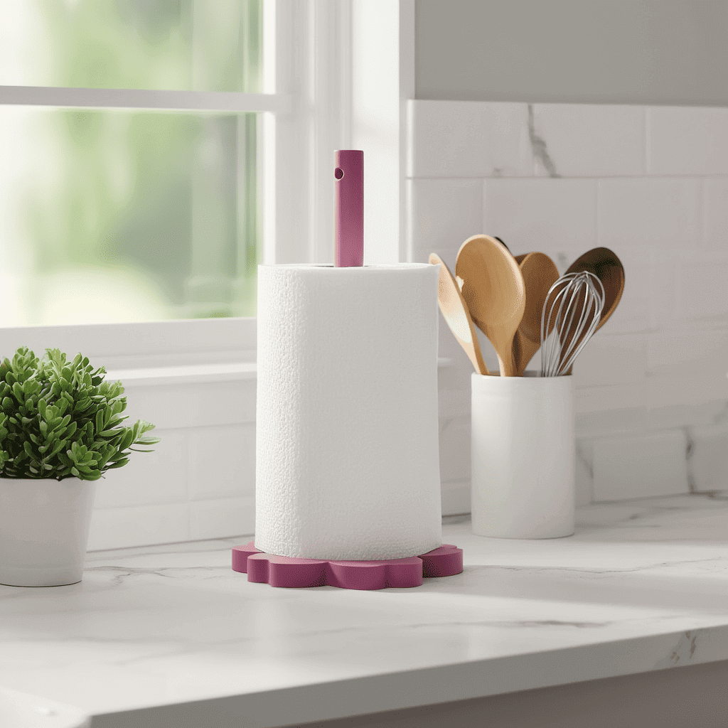 Flying Tiger Copenhagen(フライングタイガー)の『さくらシリーズ2026』-キッチンペーパーホルダー