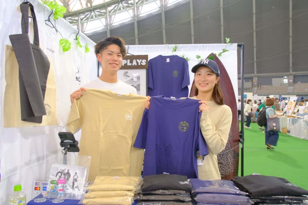 札幌ハンドメイドマルシェ-出店者の様子(前回開催)