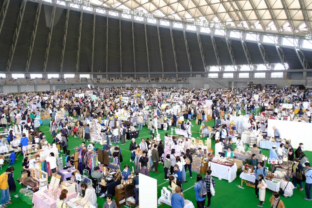 札幌ハンドメイドマルシェ-前回の様子・会場俯瞰