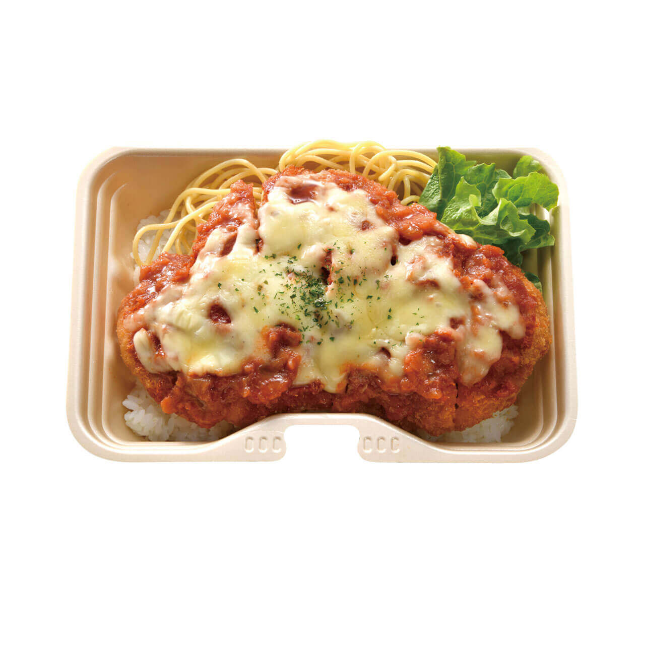 ベントス・甚兵衛の『チーズトマトのチキンカツ弁当』