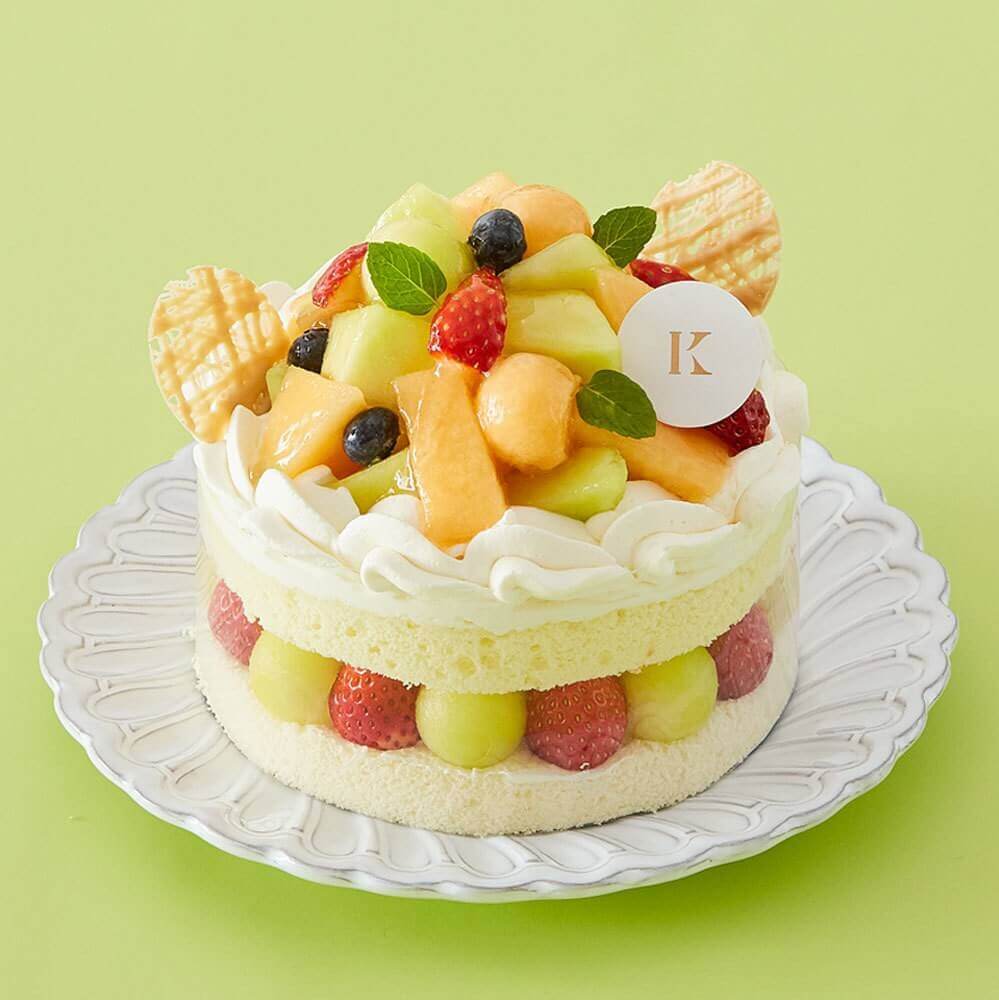 きのとやの『きのとやのケーキの宅配(サブスク)』-メロンデコレーション