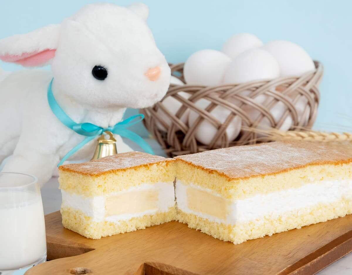 プティ・シェーヴル北海道の『やぎミルクのプリンサンド』
