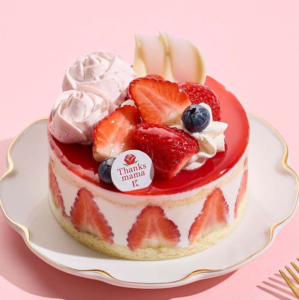 きのとやの『贅沢いちごのフラワーケーキ』
