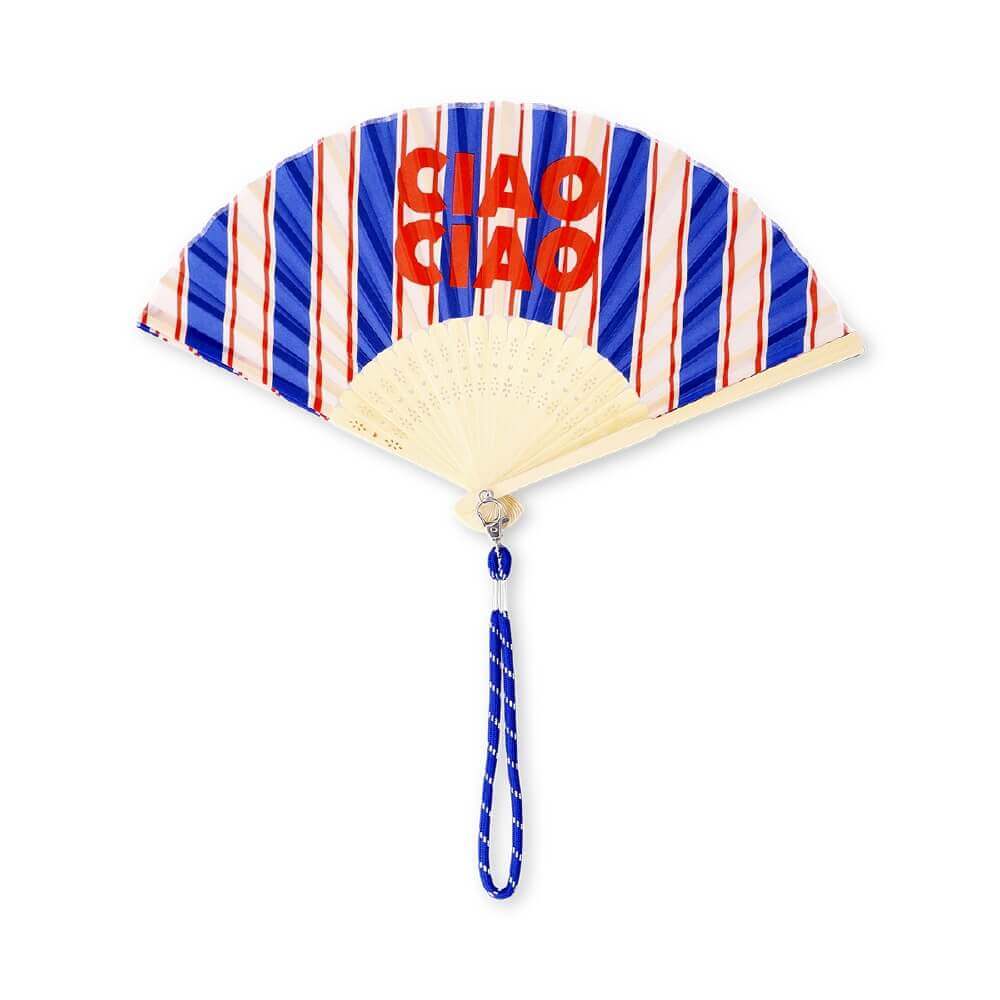Flying Tiger Copenhagen(フライングタイガー)の『扇子＆ミニうちわ』-CIAO（こんにちは）
