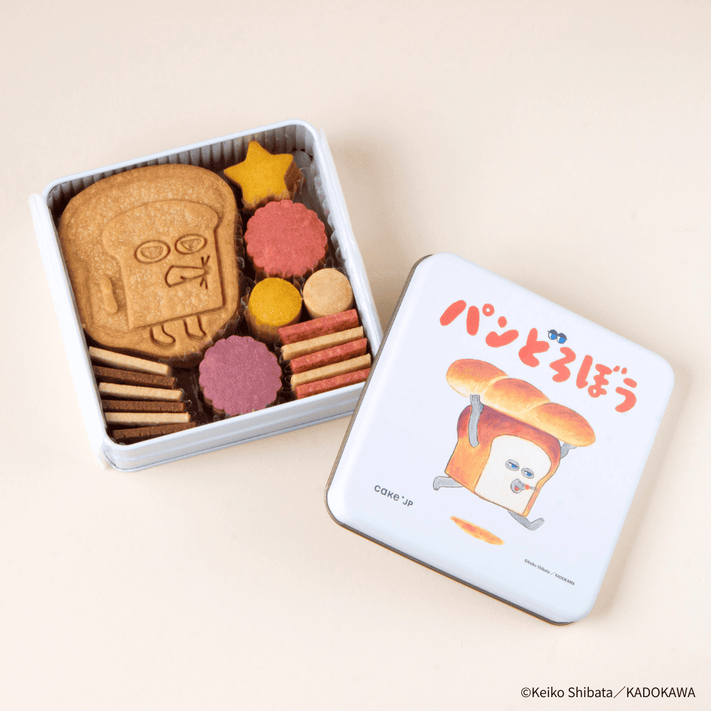 名作絵本のクッキー缶セレクション by Cake.jpの『『パンどろぼう』クッキー缶』