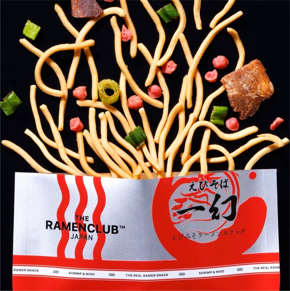 RAMEN CLUB × えびそば一幻の『えびみそラーメンスナック』