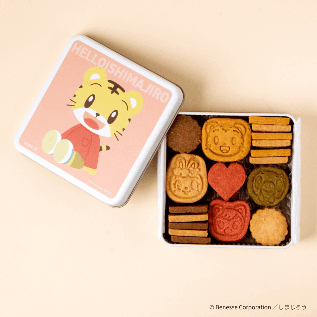 名作絵本のクッキー缶セレクション by Cake.jpの『『しまじろう』クッキー缶』