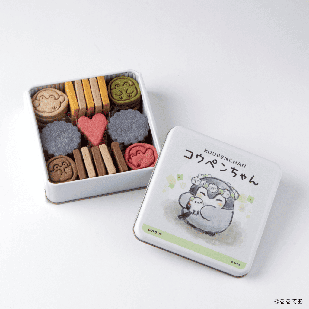 名作絵本のクッキー缶セレクション by Cake.jpの『『コウペンちゃん』オリジナルクッキー缶』