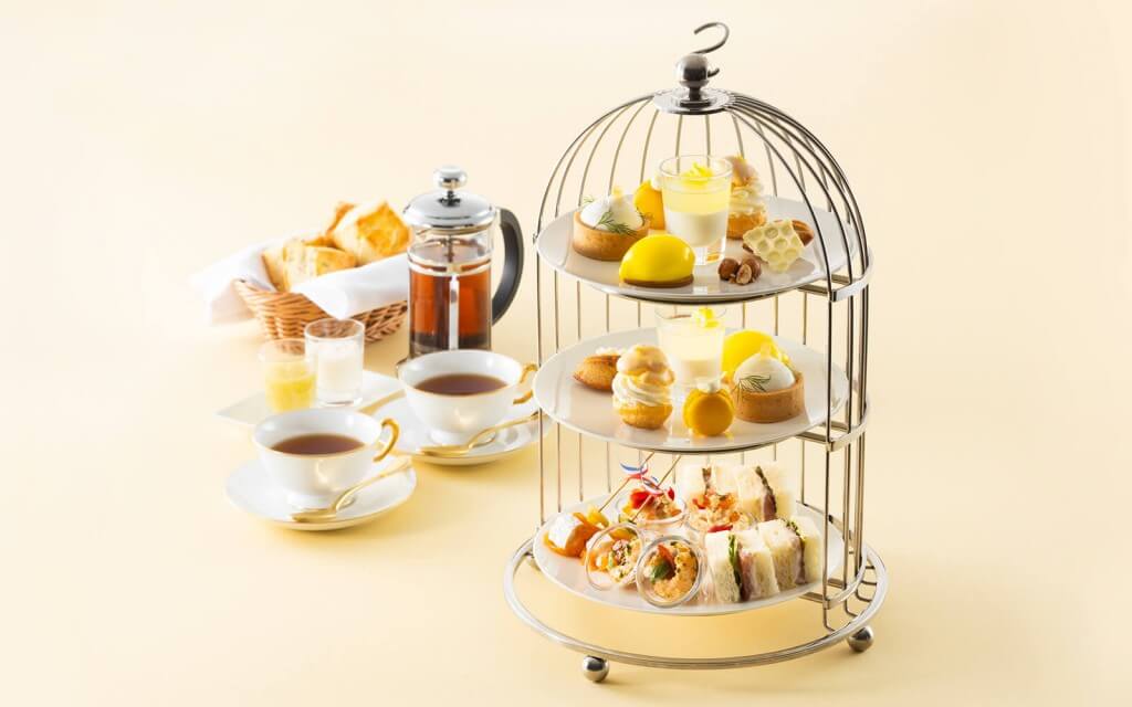 札幌グランドホテルの『レモン&はちみつスイーツフェア』-アフタヌーンティーセット