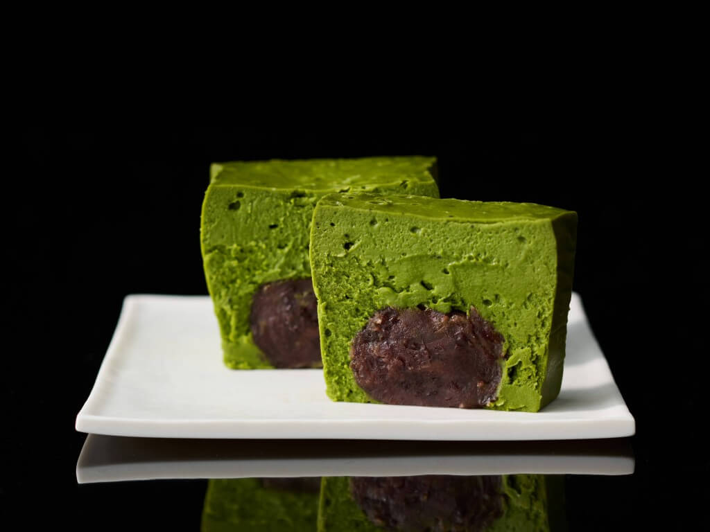 小樽洋菓子舗ルタオの『パフェ ドゥ フロマージュ 宇治抹茶&北海道小豆』