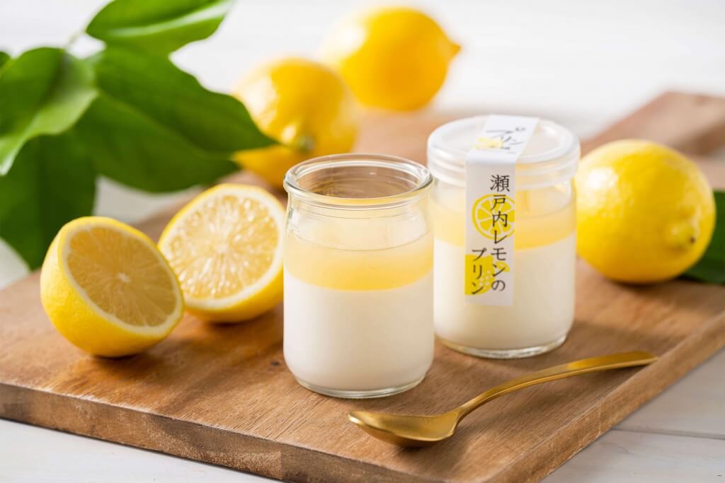 プリン本舗の『瀬戸内レモンのプリン』