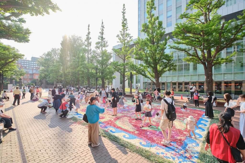 サッポロフラワーカーペット-2025年開催時の様子