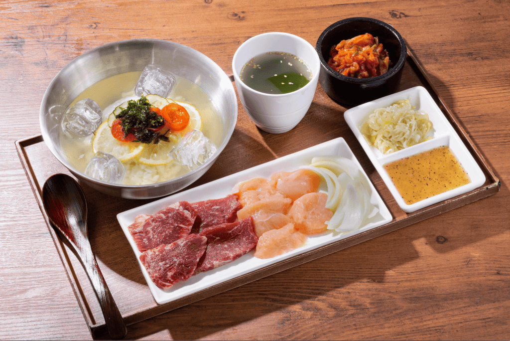 焼肉ライクの『ネギ塩レモンセット（上ロース＆鶏むね）』