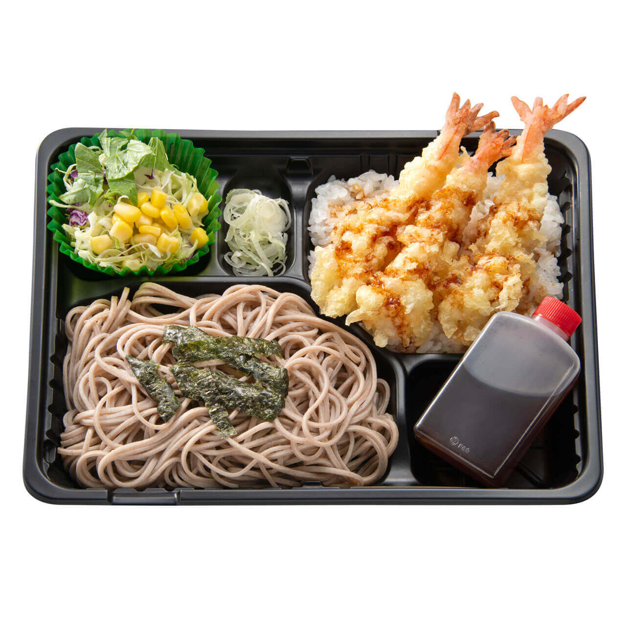 ベントス・甚兵衛の『そば弁当(エビ天重)』
