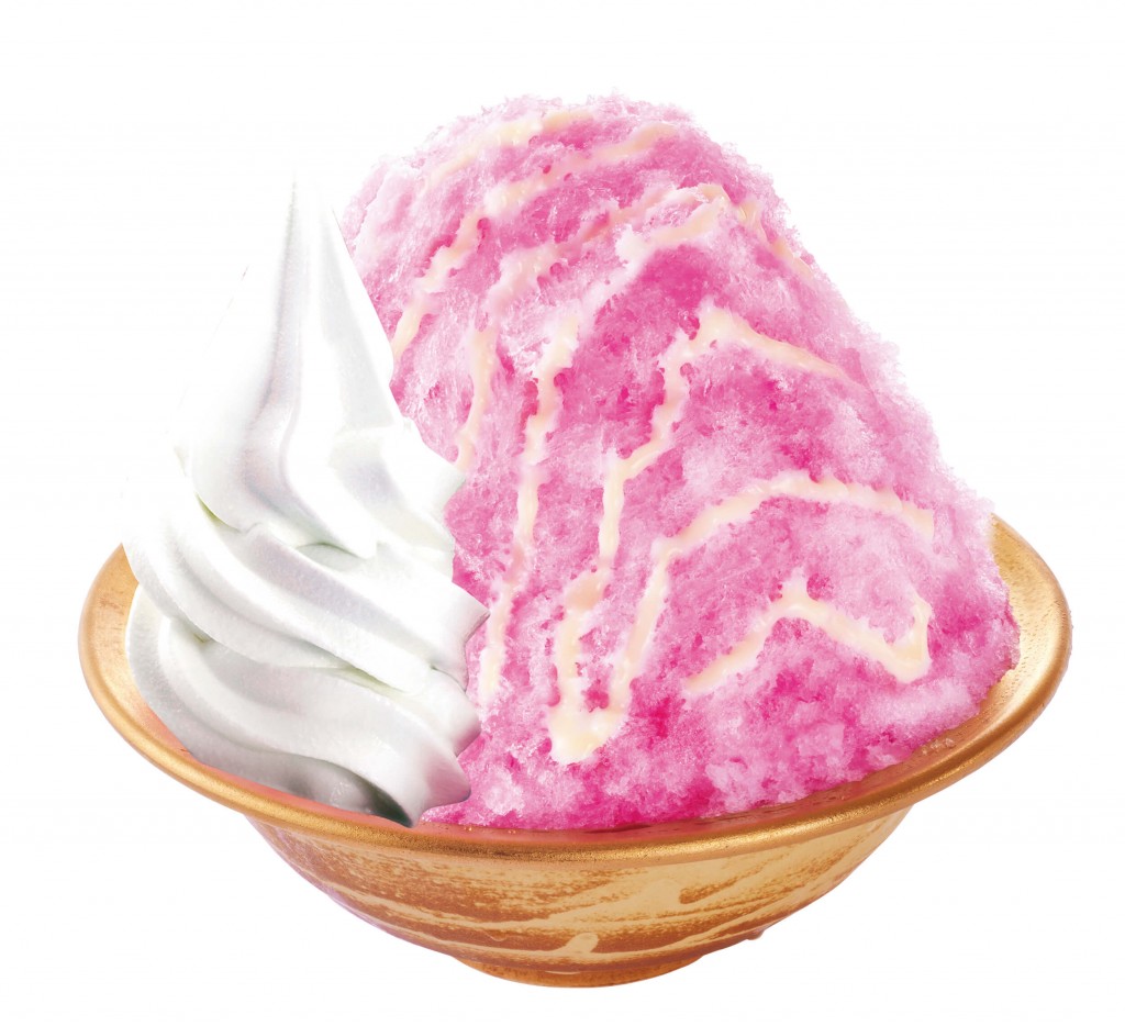 コメダ珈琲店の『かき氷(もも太郎氷)』