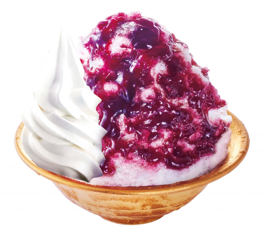 コメダ珈琲店の『かき氷(アサイーミックス氷)』