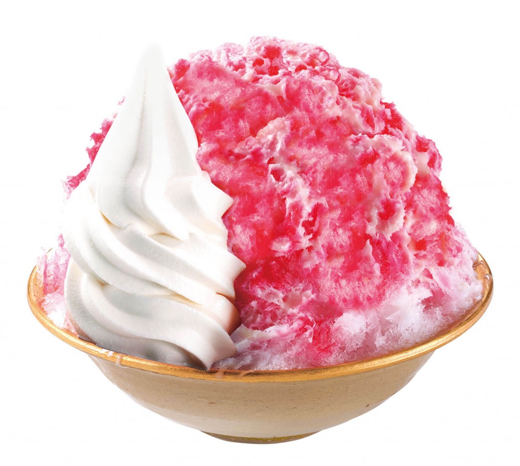 コメダ珈琲店の『かき氷(いちご氷)』
