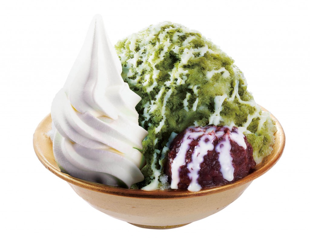 コメダ珈琲店の『かき氷(宇治抹茶氷)』