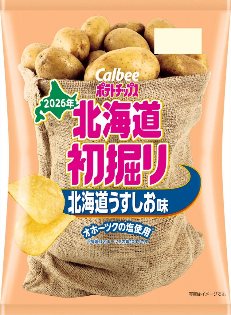『北海道初掘りポテトチップス 北海道うすしお味』
