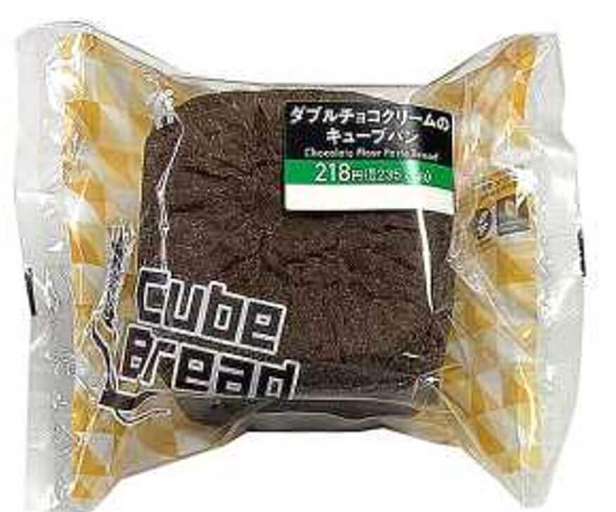 セブン‐イレブンの『ダブルチョコクリームのキューブパン』