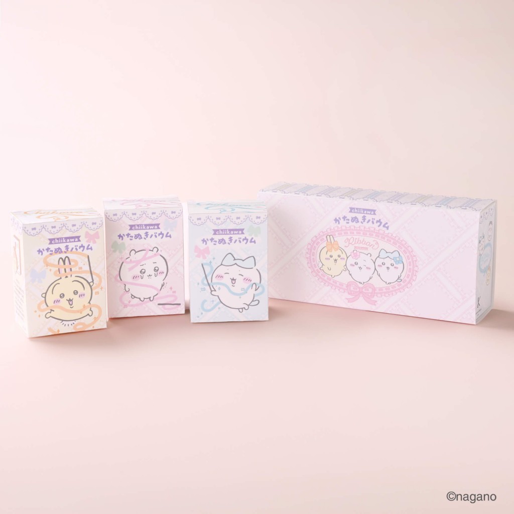 カタヌキヤの『ちいかわ かたぬきバウム リボン 3個セット』