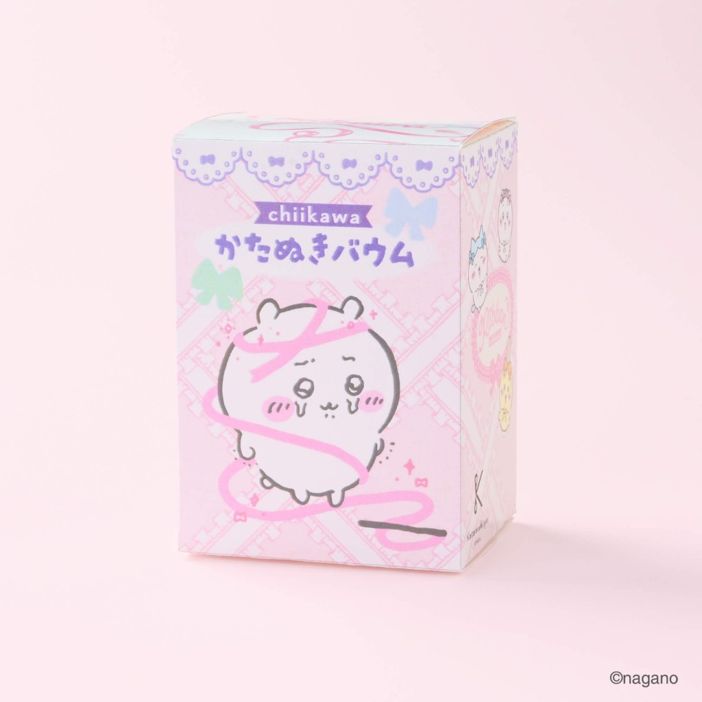 カタヌキヤの『ちいかわ かたぬきバウム リボン・ちいかわ(いちご)』