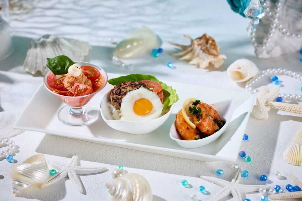 京王プラザホテル札幌の『シマエナガランチ夏～Like Afternoon Tea～』-メインディッシュ