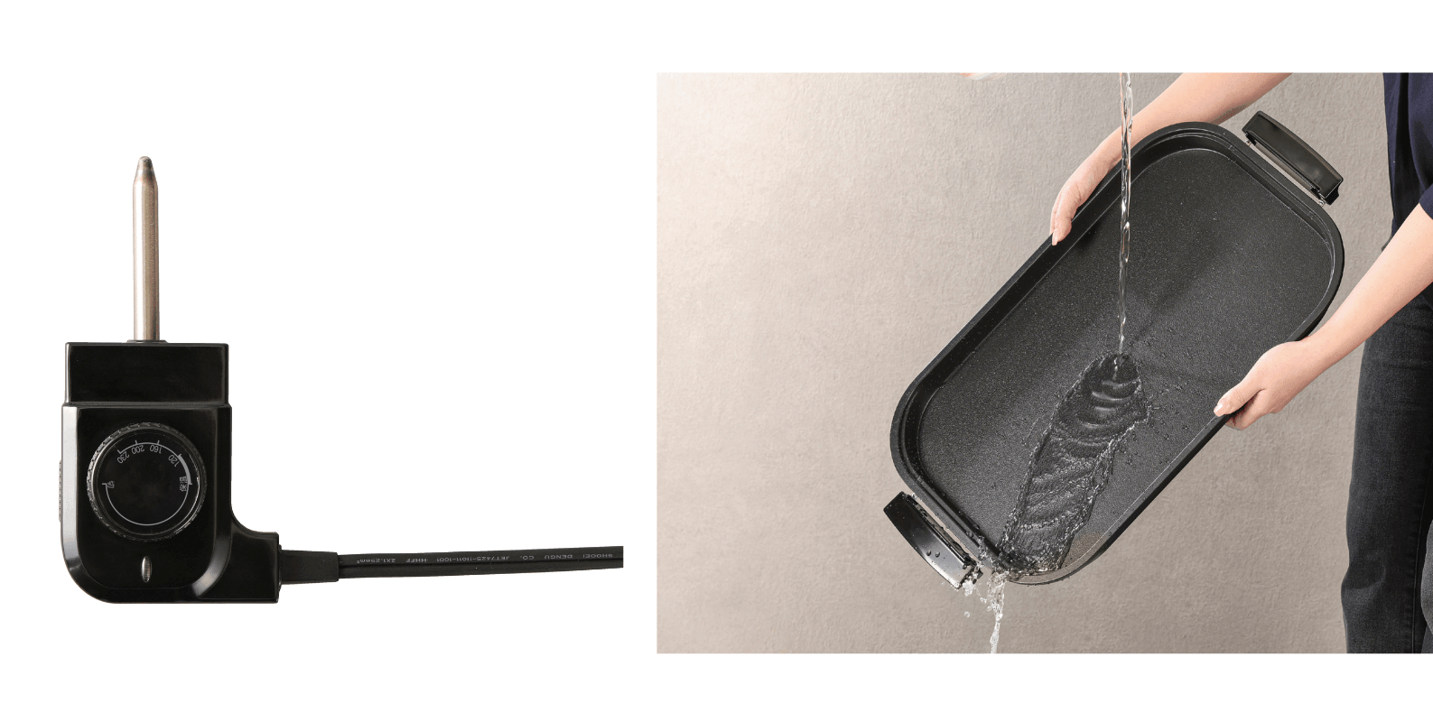 ニトリの『ワイドホットプレート2枚セット』-ハイパワー1300W！無段階温度調節が可能