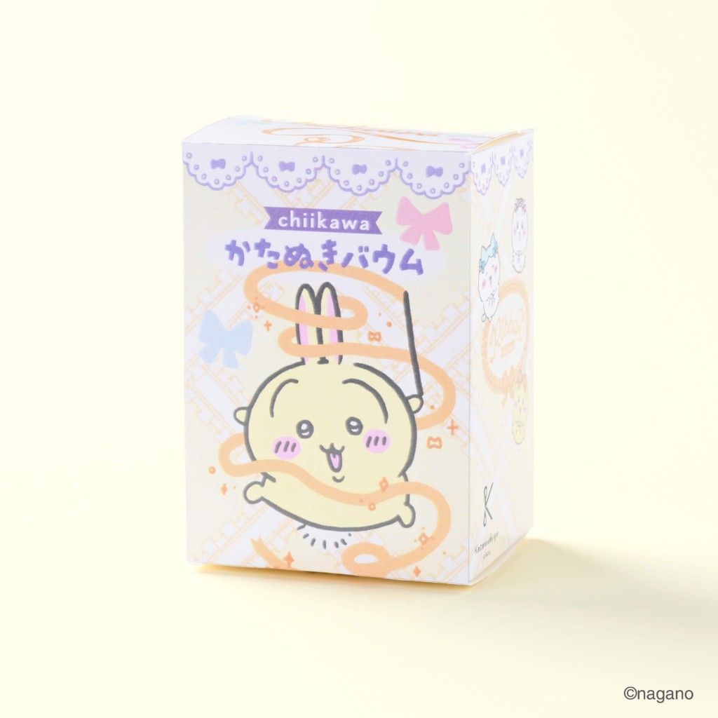カタヌキヤの『ちいかわ かたぬきバウム リボン・うさぎ(メープル)』