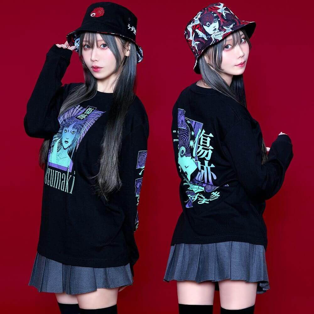 伊藤潤二 POP UP STORE -うずまき&ギョ-の『リバーシブルバケットハット』