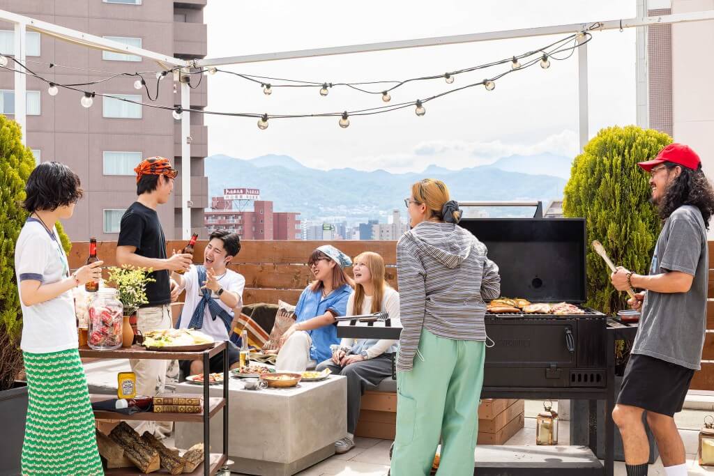 UNWIND HOTEL&BAR 札幌の『UNWIND ROOFTOP BBQ』