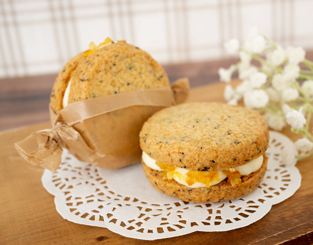 プティ・シェーヴル北海道の『プティのバタークリームサンド(紅茶&オレンジ)』