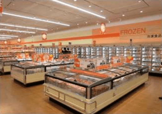 冷凍食品売場は従来の1.5倍に拡大!品揃えさらに充実!